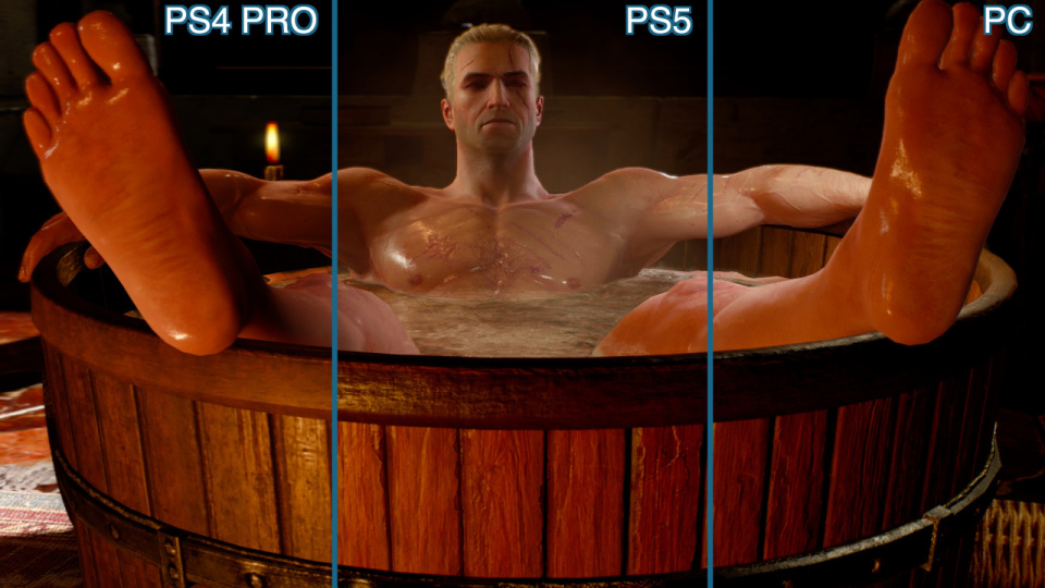 The Witcher 3: Nextgen-Update im Technik-Vergleich PC vs PS5 vs PS4 Pro