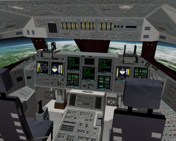 nasa space shuttle flight simulator