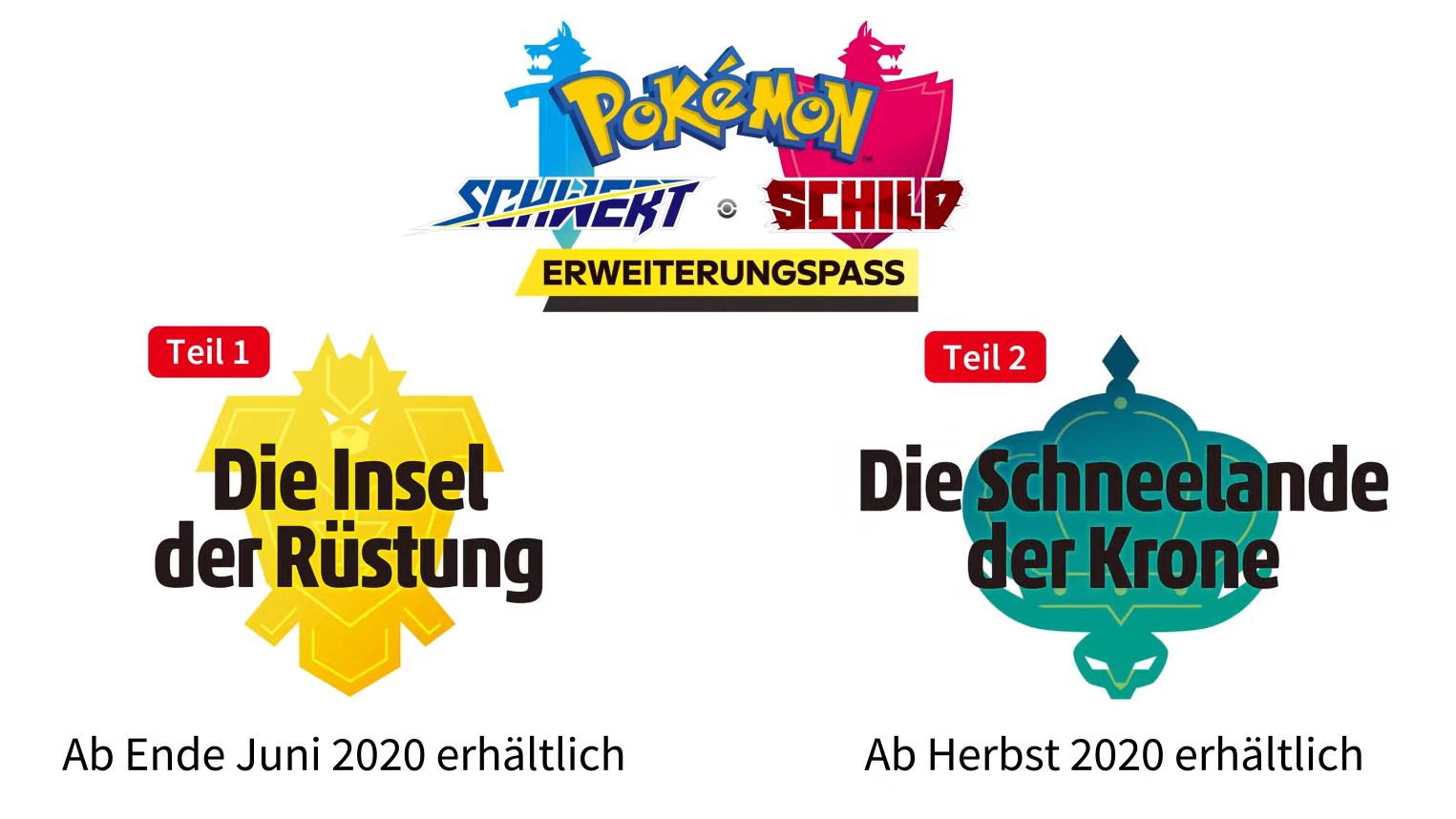 Pokémon Schwert & Schild erhält Erweiterungen 2020 zwei - News